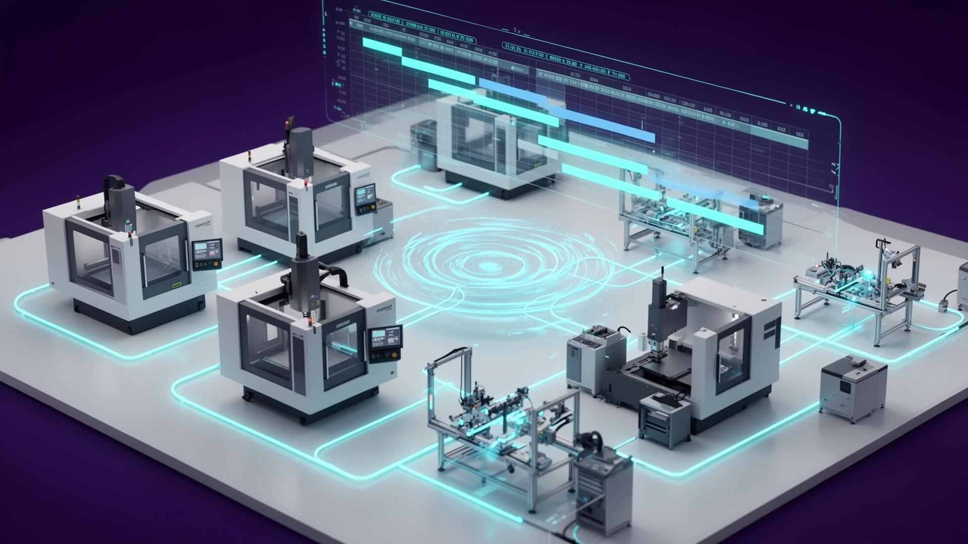 RippleFlo digital twin factory floor with simulation overlay